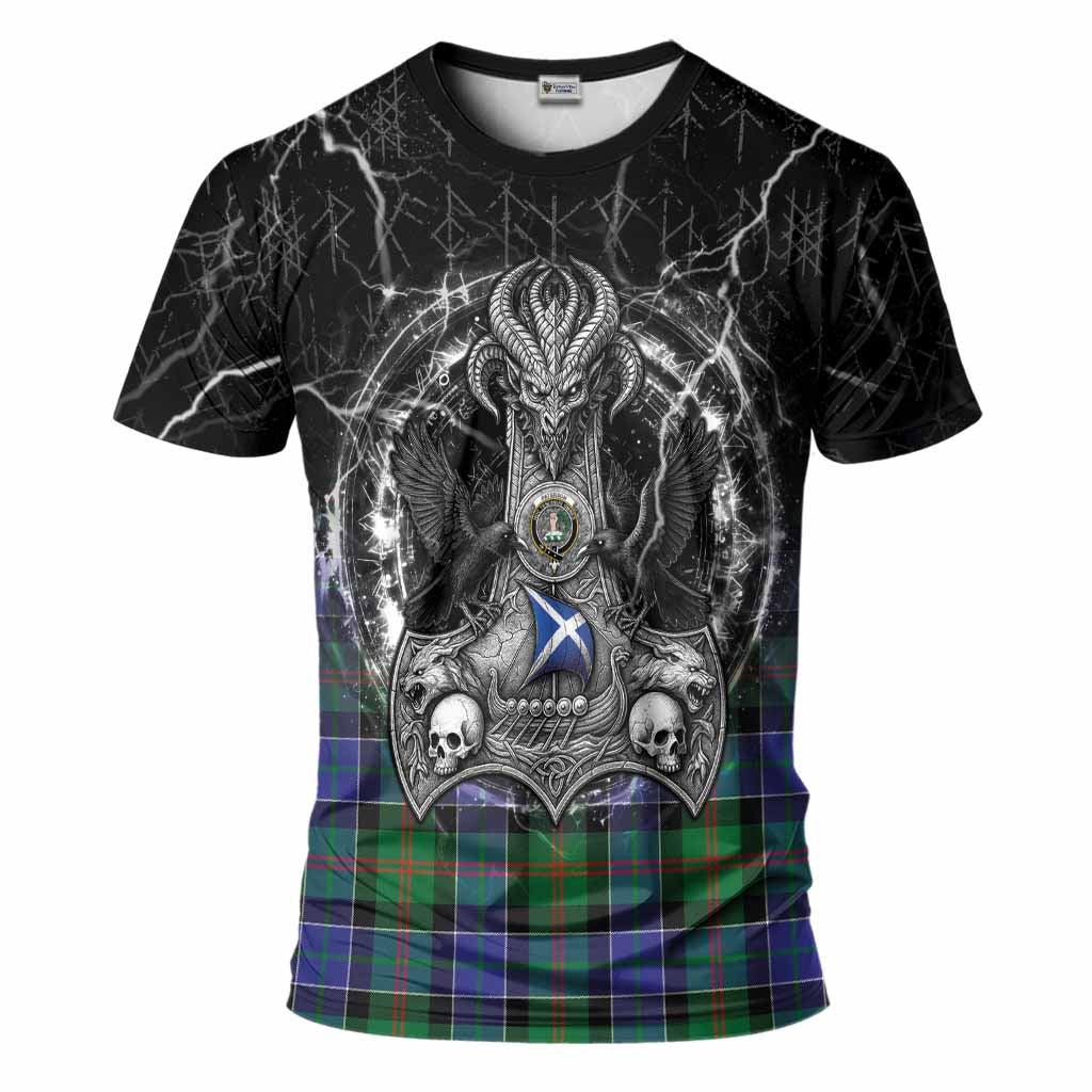 Paterson Tartan Crest T-Shirt Celtic Odin's Raven Legacy
