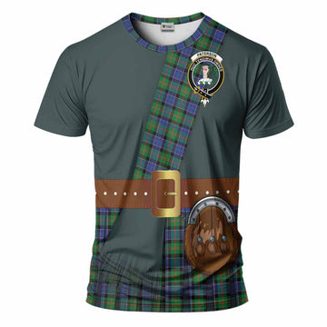 Paterson Tartan Crest T-Shirt Kilt Costume Style