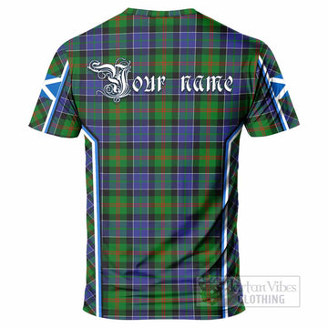 Paterson Tartan Crest T-shirt Scotland Coat of Arm Flag Style - Tartan Vibes Clothing