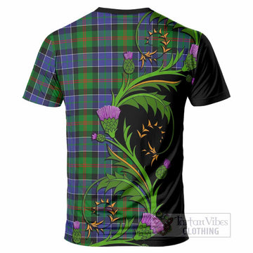Paterson Tartan Crest T-Shirt Scottish Thistle Pride Heritage Art