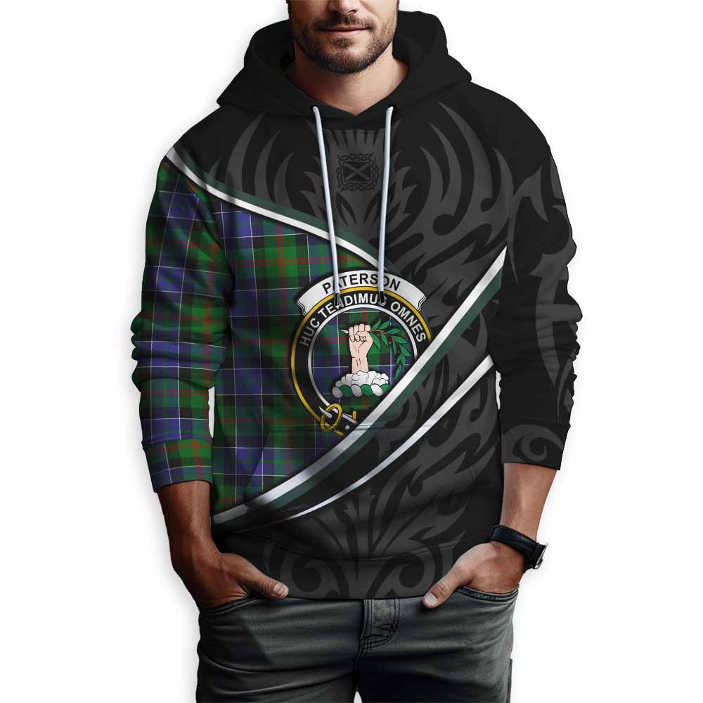 Paterson Tartan Family Crest Hoodie Celtic Scottish Thistle Floral - Tartan Vibes Clothing
