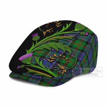 Paterson Tartan Flat Cap, Jeff Cap Scottish Thistle Pride Heritage Art