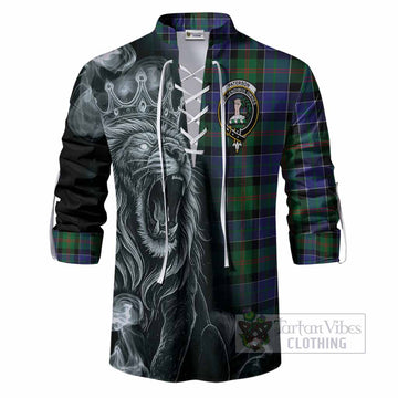 Paterson Tartan Ghillie Shirt Roaring Lion Heritage
