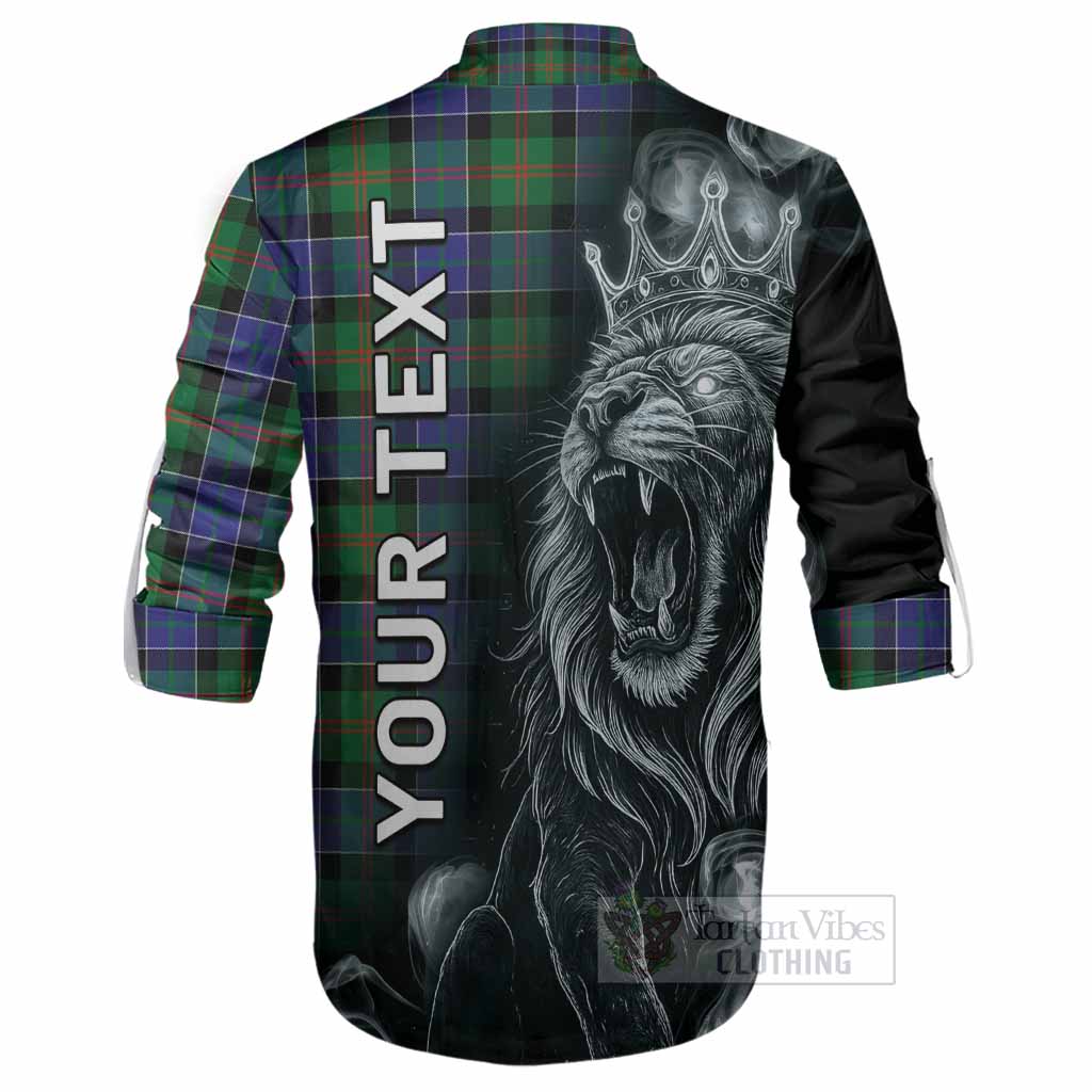 Paterson Tartan Ghillie Shirt Roaring Lion Heritage