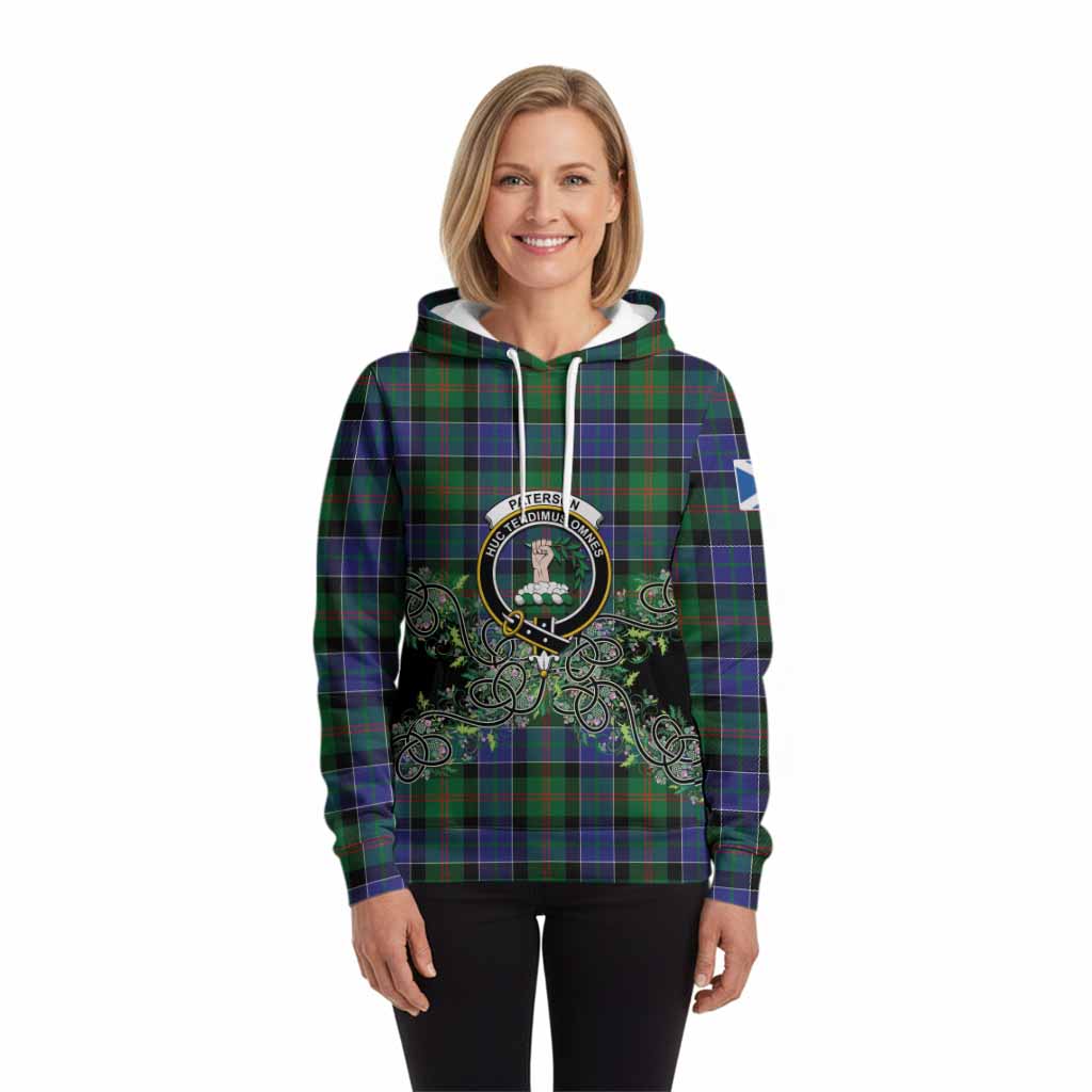 Paterson Tartan Hoodie Thistle Scottish Spirit