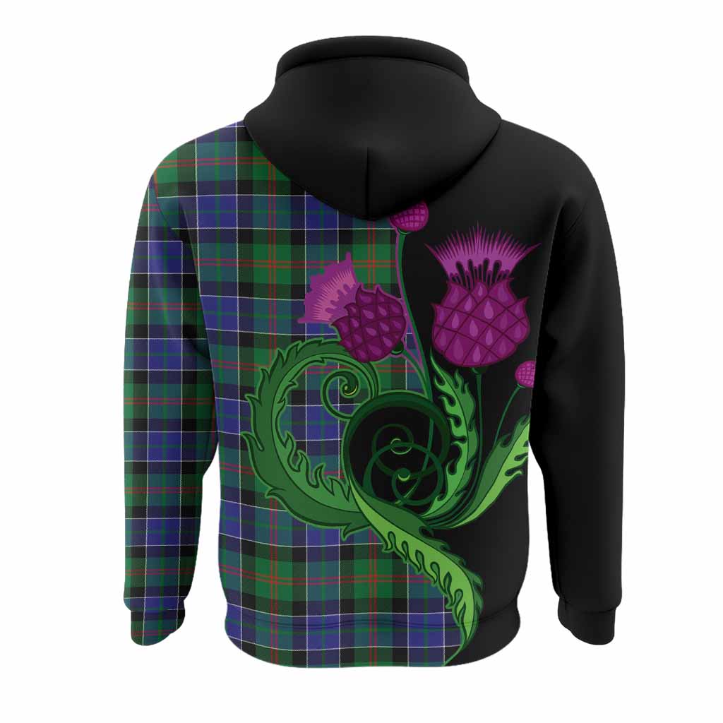 Paterson Tartan Hoodie Traditional Scottish Thistle