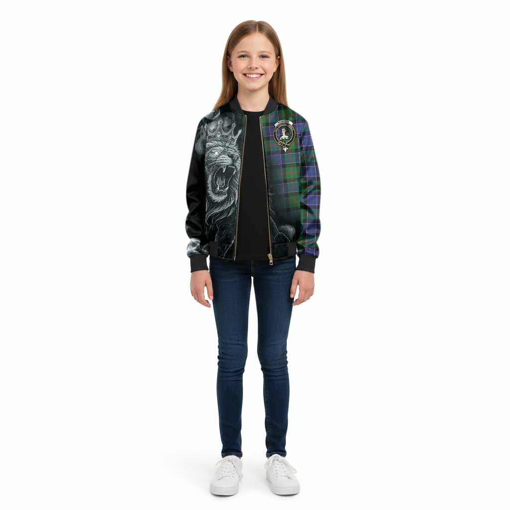 Paterson Tartan Kid Bomber Jacket Roaring Lion Heritage