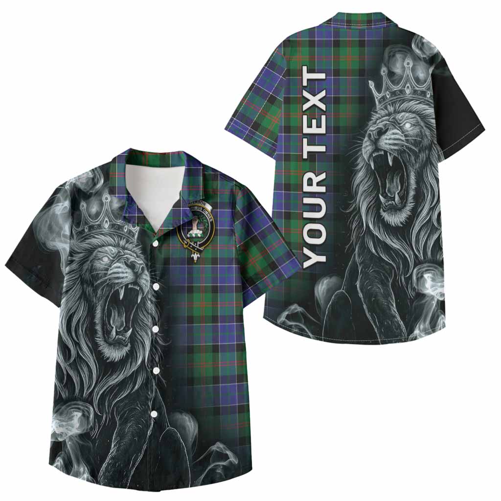 Paterson Tartan Kid Hawaiian Shirt Roaring Lion Heritage