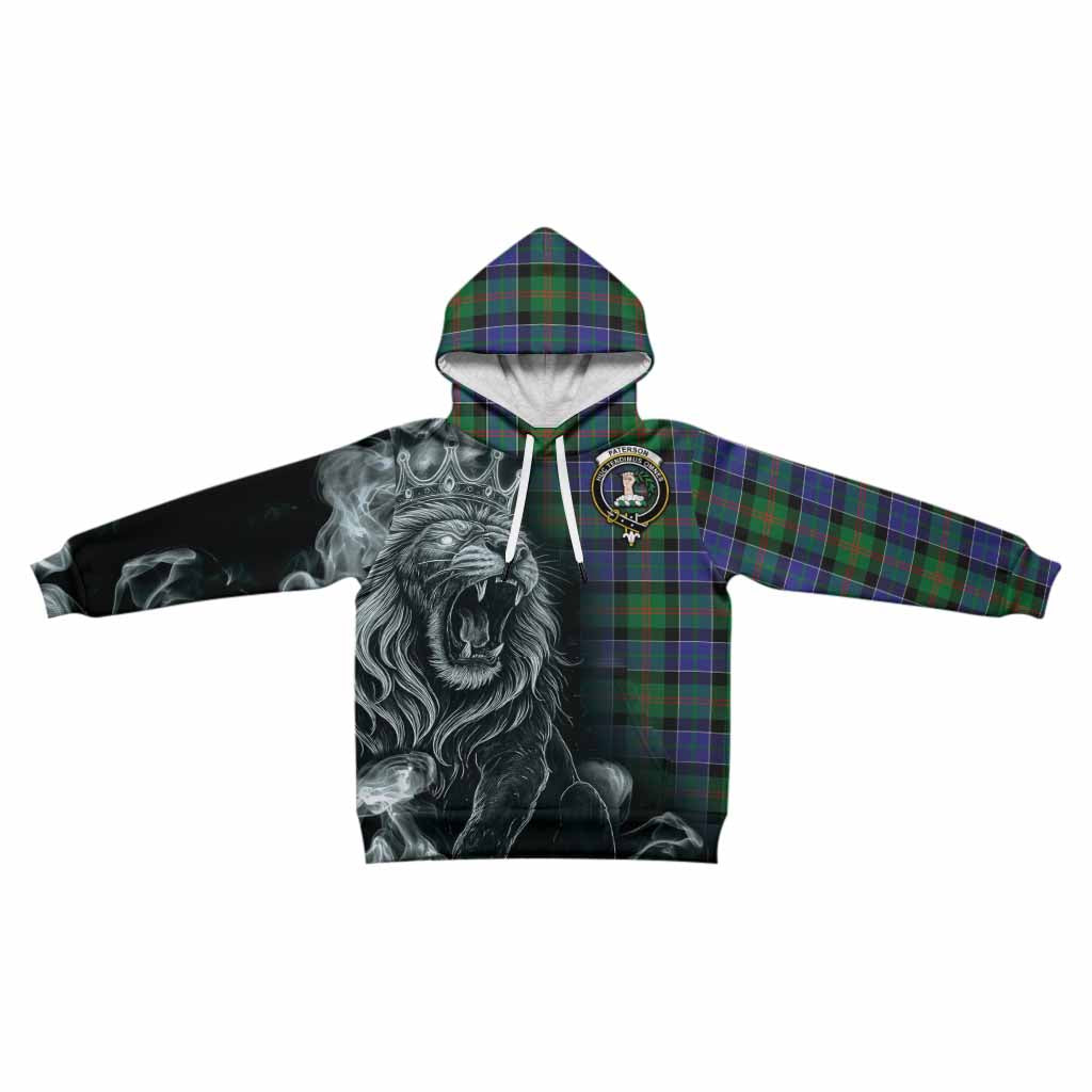 Paterson Tartan Kid Hoodie Roaring Lion Heritage
