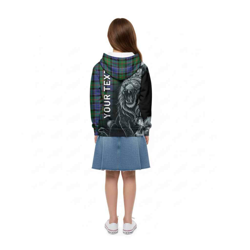 Paterson Tartan Kid Hoodie Roaring Lion Heritage