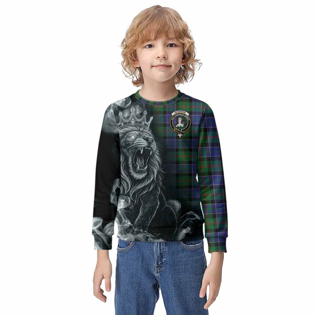 Paterson Tartan Kid Knitted Sweatshirt Roaring Lion Heritage