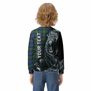 Paterson Tartan Kid Knitted Sweatshirt Roaring Lion Heritage