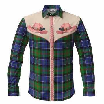 Paterson Tartan Long Sleeve Button Shirts Wee Coo Cowgirl Cute Style