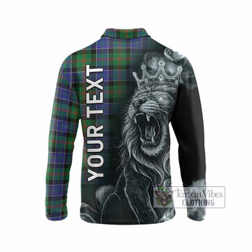 Paterson Tartan Long Sleeve Polo Shirt Roaring Lion Heritage