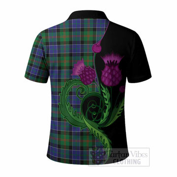 Paterson Tartan Polo Shirt Traditional Scottish Thistle