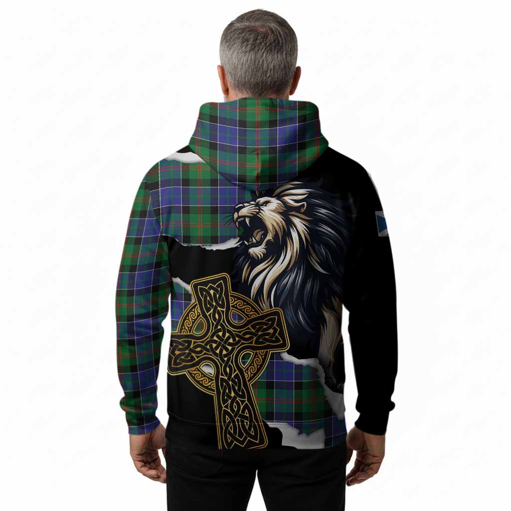 Paterson Tartan Scottish Hoodie Lion Celtic Heritage