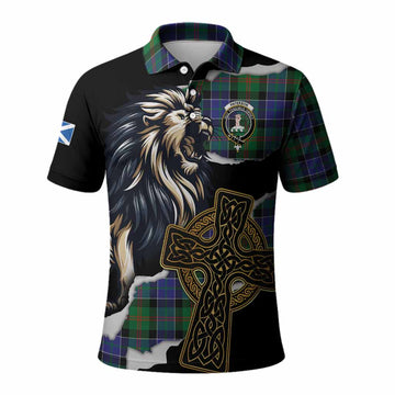 Paterson Tartan Scottish Polo Shirt Lion Celtic Heritage