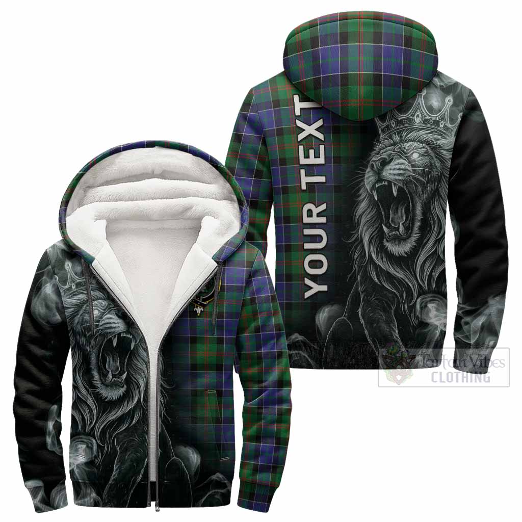 Paterson Tartan Sherpa Hoodie Roaring Lion Heritage