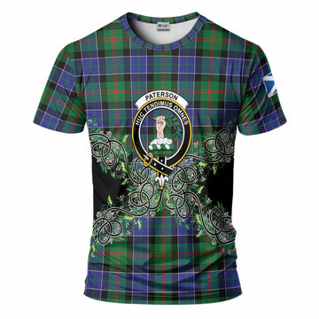 Paterson Tartan T-Shirt Thistle Scottish Spirit