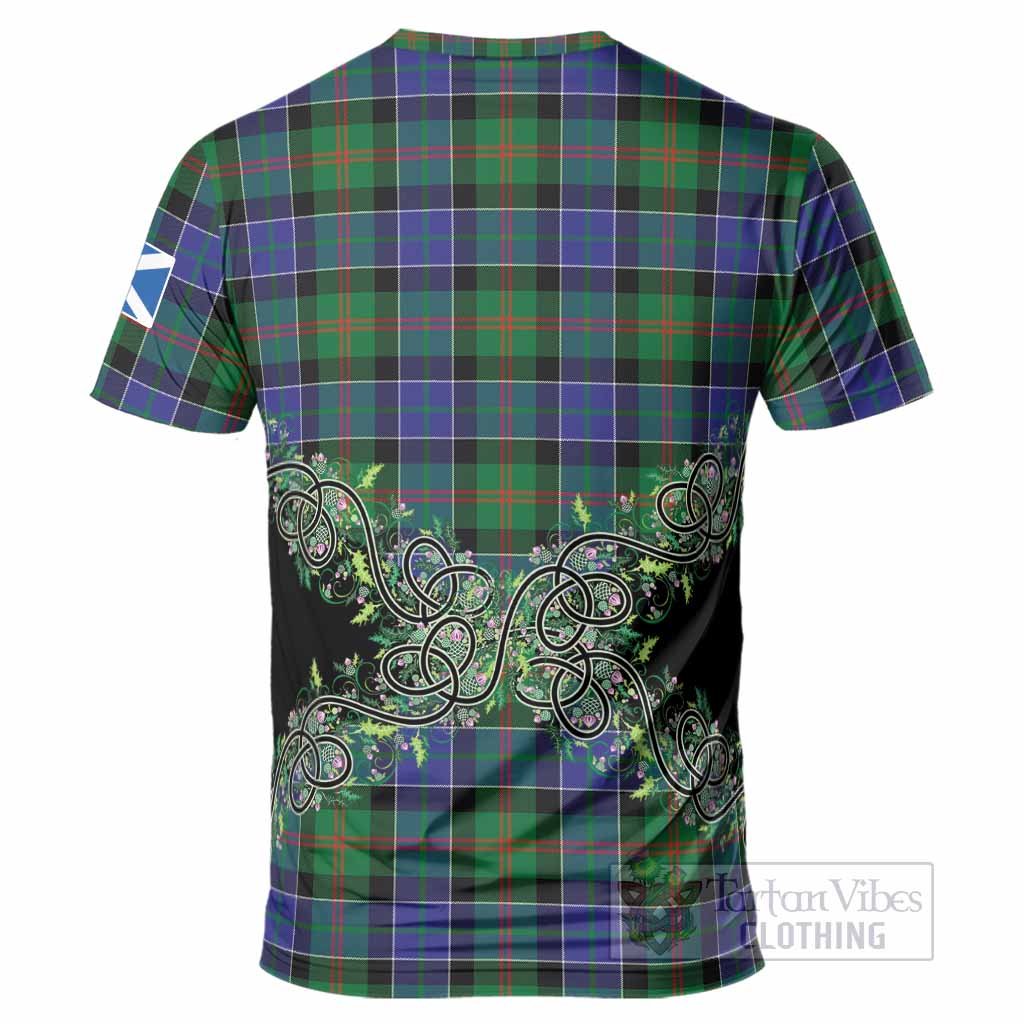 Paterson Tartan T-Shirt Thistle Scottish Spirit