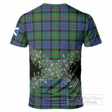 Paterson Tartan T-Shirt Thistle Scottish Spirit
