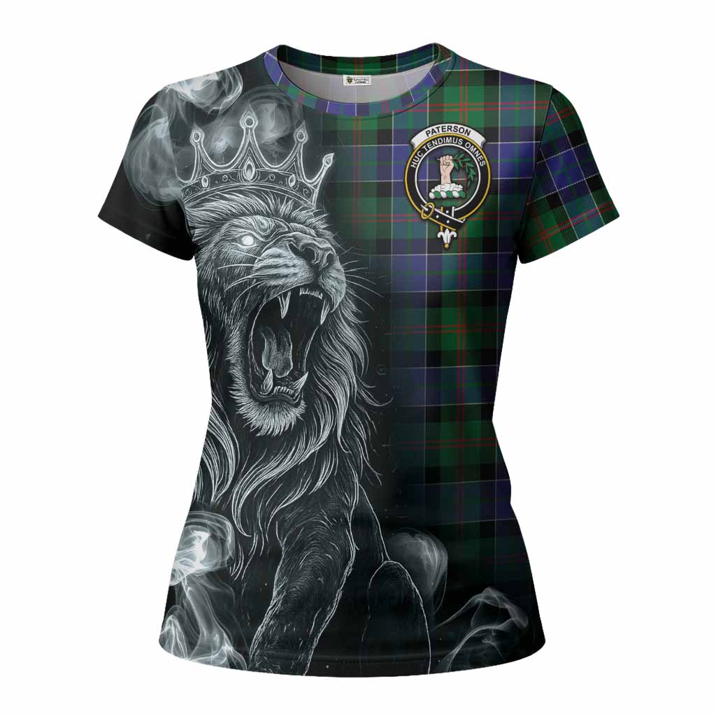 Paterson Tartan Women T shirt Roaring Lion Heritage