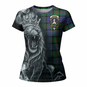Paterson Tartan Women T shirt Roaring Lion Heritage