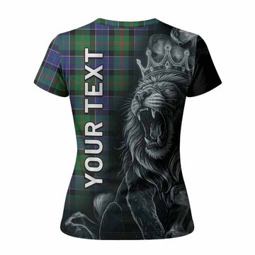 Paterson Tartan Women T shirt Roaring Lion Heritage