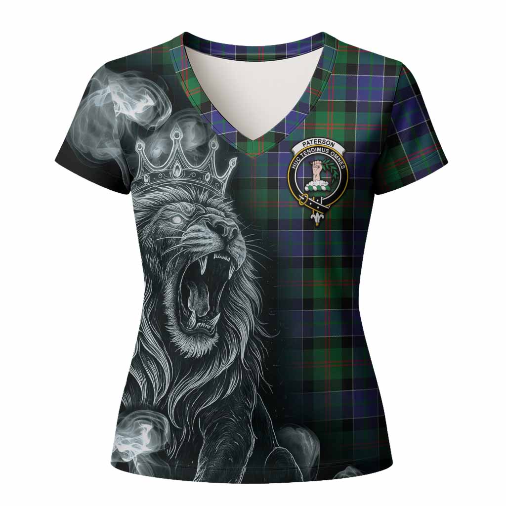 Paterson Tartan Women T shirt Roaring Lion Heritage