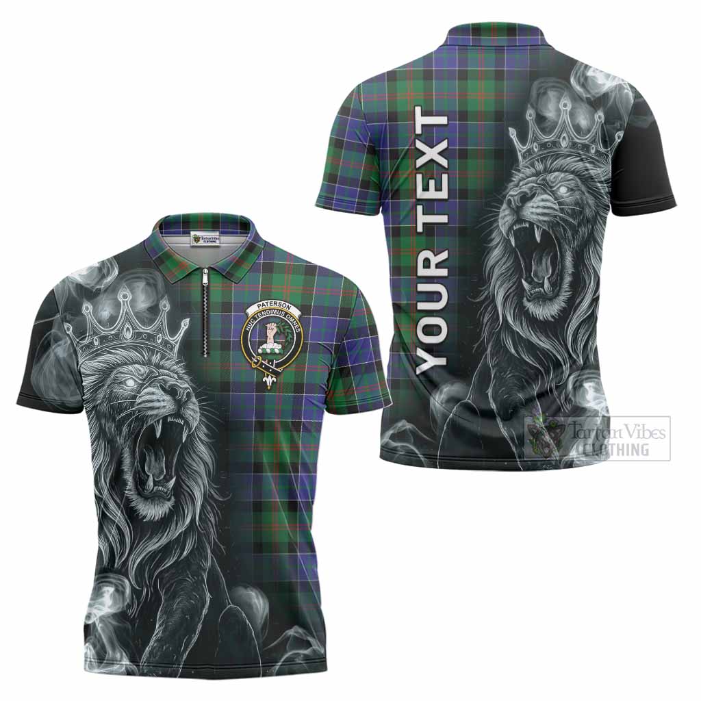 Paterson Tartan Zipper Polo Shirt Roaring Lion Heritage