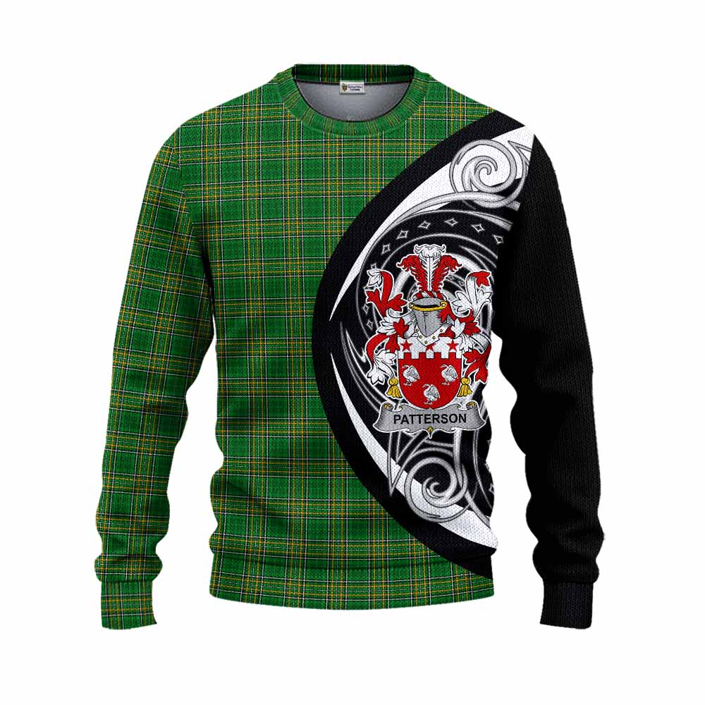 Tartan Vibes Clothing Patterson Irish Clan Knitted Sweater Celtic Circle Style