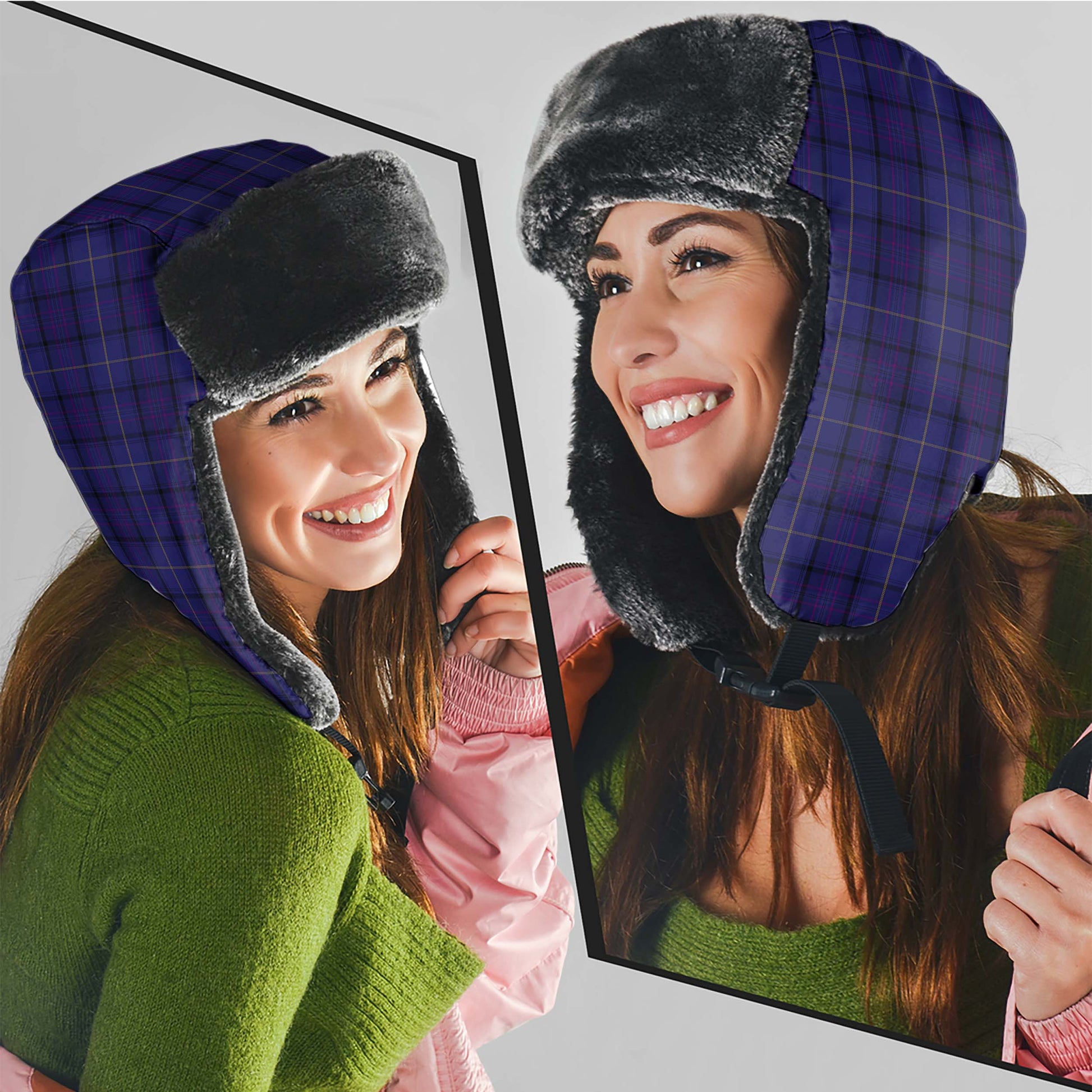 Payne Tartan Winter Trapper Hat Winter Trapper Hat Universal Fit Circumference 22.8in (58cm) - Tartan Vibes Clothing