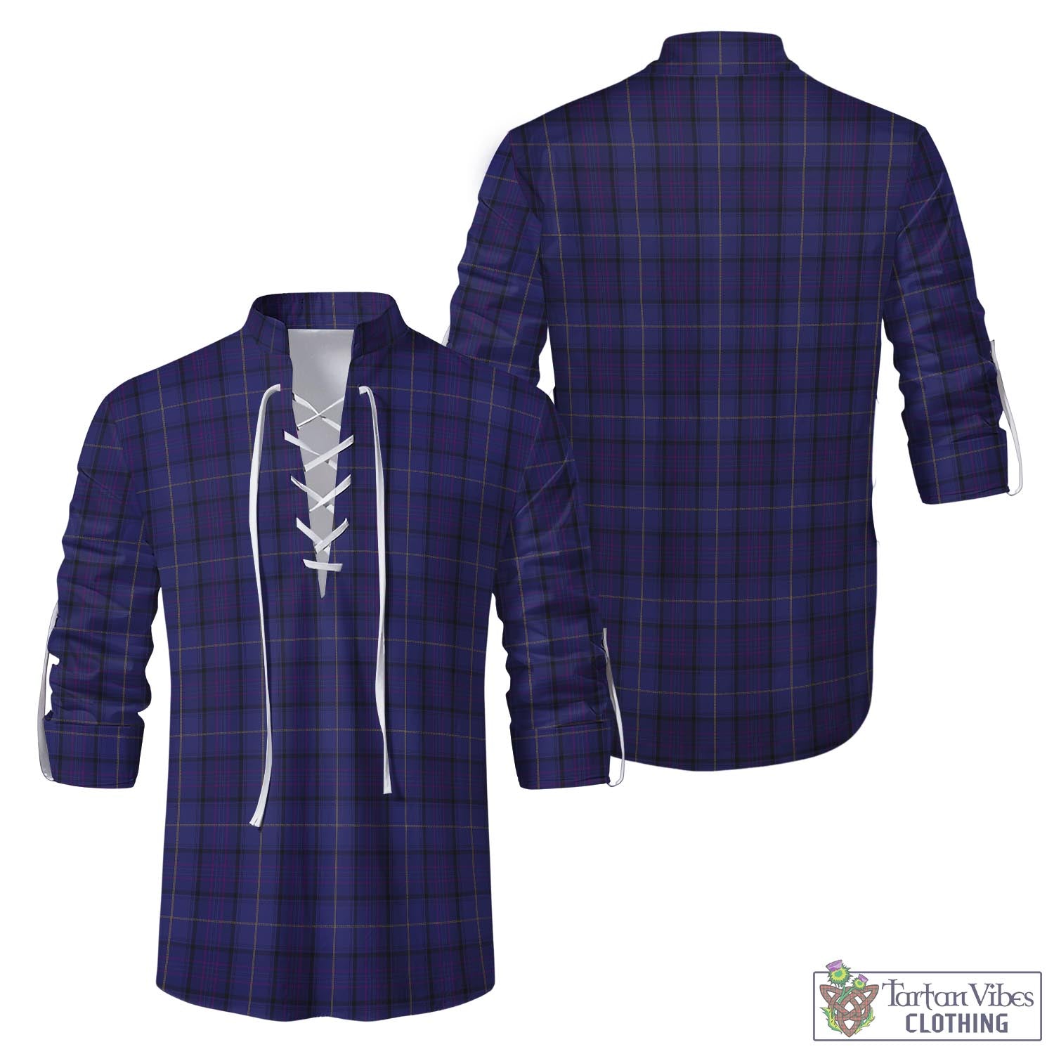 Payne Tartan Men's Scottish Traditional Jacobite Ghillie Kilt Shirt Men - Tartan Vibes Clothing