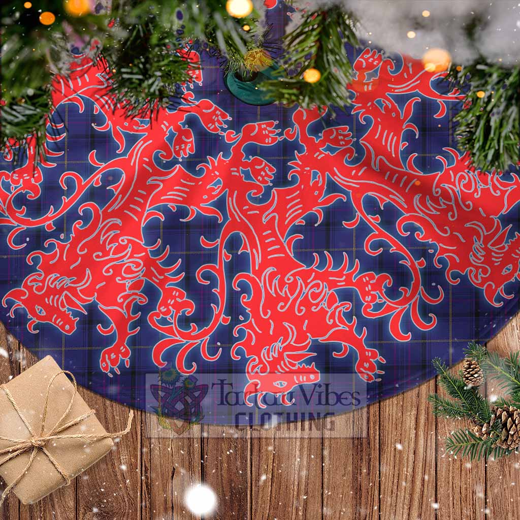 Payne Tartan Christmas Tree Skirt Lion Rampant Style - Tartan Vibes Clothing