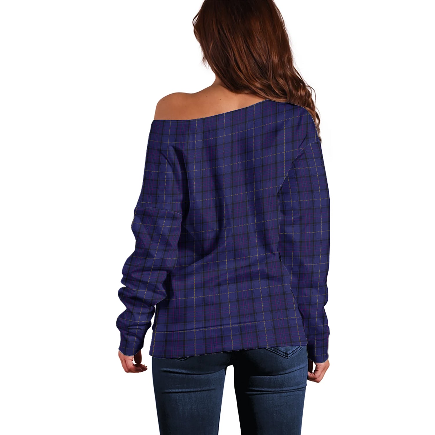 Payne Tartan Off Shoulder Women Sweater - Tartan Vibes Clothing