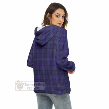 Payne Tartan Women's Borg Fleece Hoodie with Half Zip - Tartan Vibes Clothing