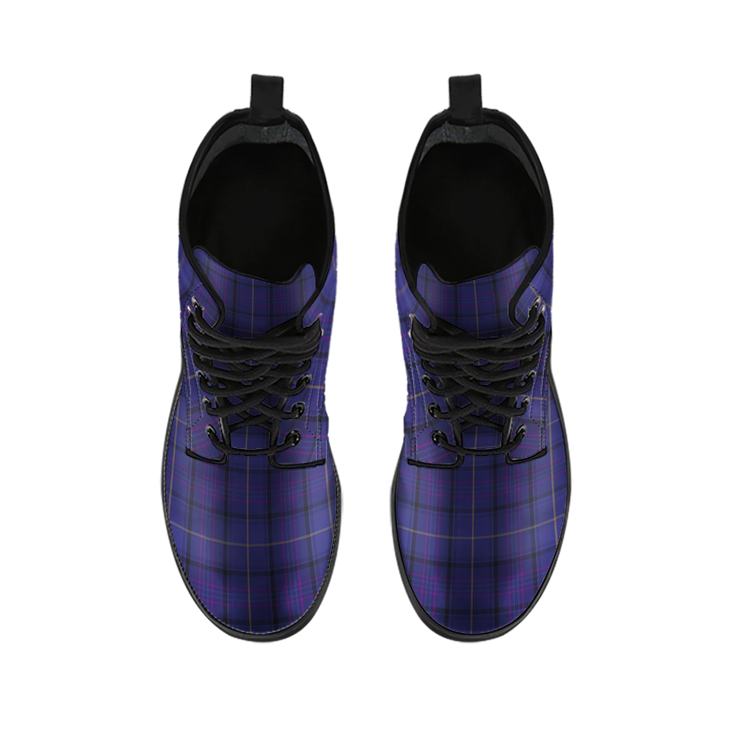 Payne Tartan Leather Boots - Tartan Vibes Clothing