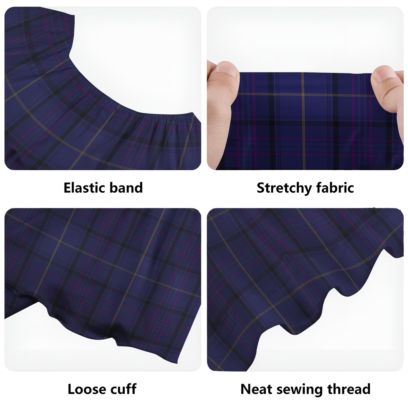Payne Tartan Off Shoulder Long Dress - Tartan Vibes Clothing