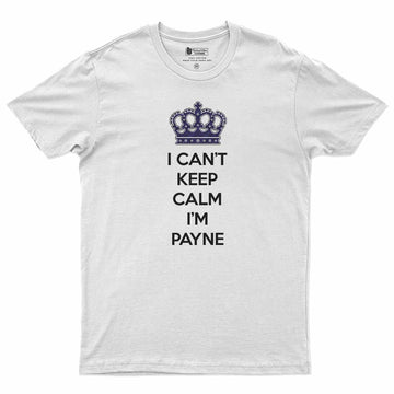 Payne Can't Keep Calm Men's T-Shirt White - Tartan Vibes Clothing