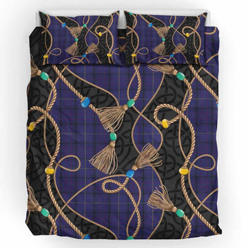 Payne Scottish Tartan Twisted Ropes Stylized Bedding Set UK Bedding Set UK King 91*87 inch - Tartan Vibes Clothing