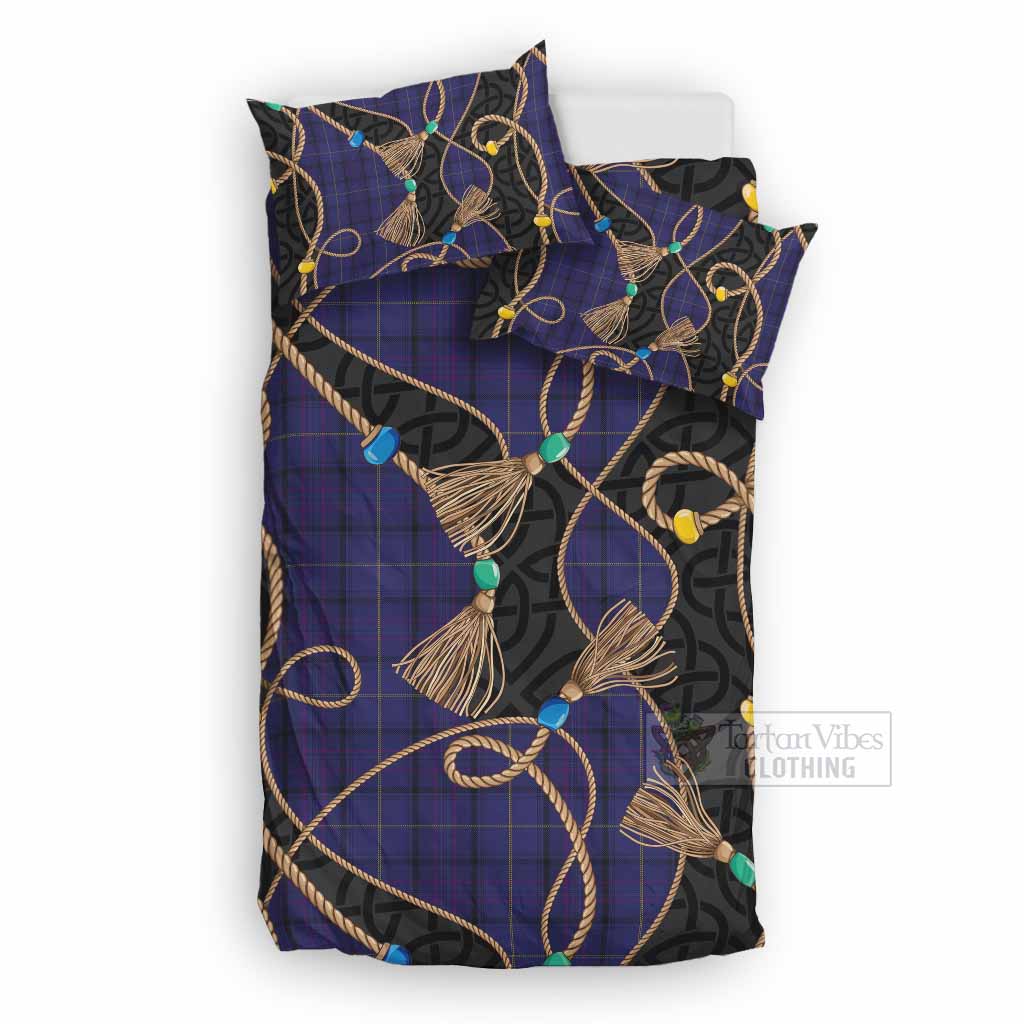 Payne Scottish Tartan Twisted Ropes Stylized Bedding Set UK Bedding Set UK Double 79*79 inch - Tartan Vibes Clothing