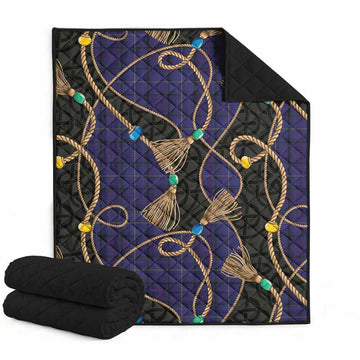 Payne Scottish Tartan Twisted Ropes Stylized Premium Quilt