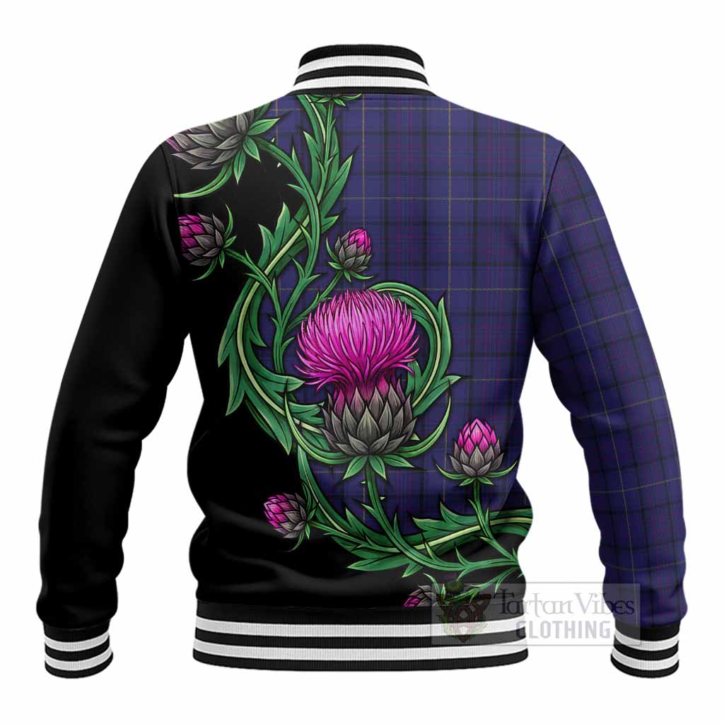 Payne Tartan Baseball Jacket Resilient Scottish Thistle - Tartan Vibes Clothing