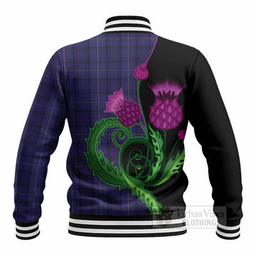Payne Tartan Baseball Jacket Traditional Scottish Thistle