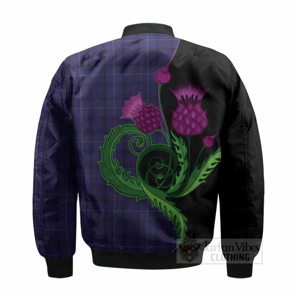 Payne Tartan Bomber Jacket Traditional Scottish Thistle - Tartan Vibes Clothing