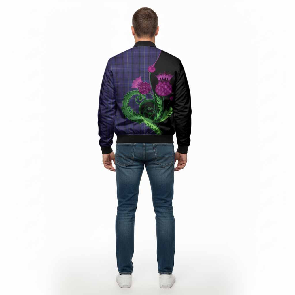 Payne Tartan Bomber Jacket Traditional Scottish Thistle - Tartan Vibes Clothing