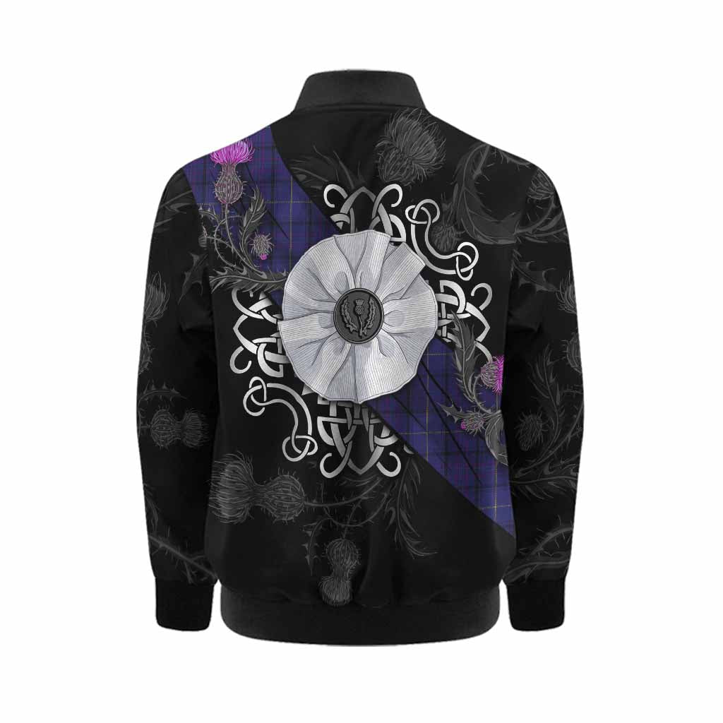 Payne Tartan Kid Bomber Jacket Jacobite White Rose Kid - Tartan Vibes Clothing