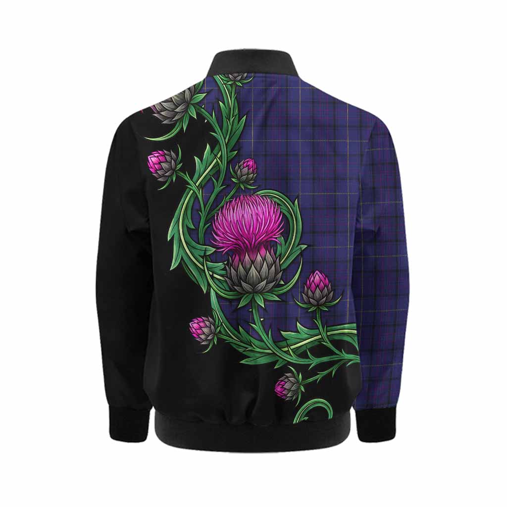 Payne Tartan Kid Bomber Jacket Resilient Scottish Thistle Kid - Tartan Vibes Clothing