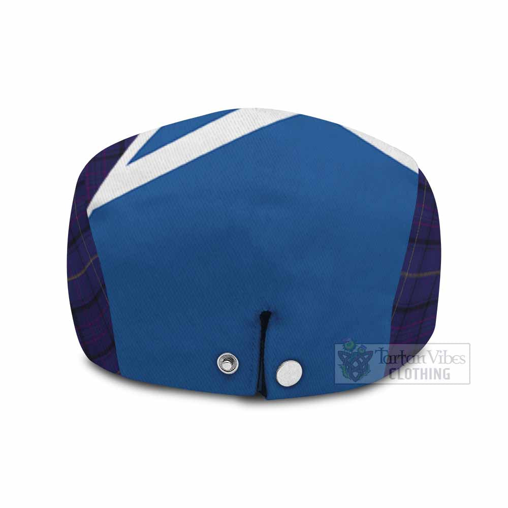 Payne Tartan Lion Rampant Flat Cap, Jeff Cap Classic Scottish Style