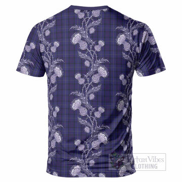 Payne Tartan T-Shirt Seamless Scottish Thistle Flowers